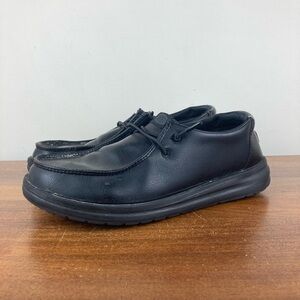 Hey Dude Wendy Work CE Classic Black Slip-Resistant Shoes Women’s Size 7.